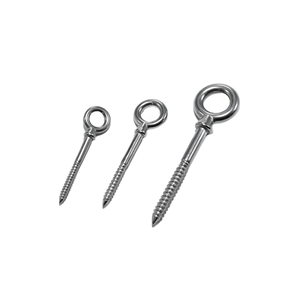 Inherit - Perno de Ojo de Acero Inoxidable 316, Tornillo para Madera, Redondo Pulido, para Elevación, Uso Marino, Yate, Barco - Product Image 1