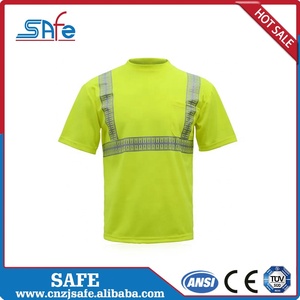 Men's Design High Visibility <strong>Lime</strong> <strong>Green</strong> Safety <strong>Shirts</strong> Polo Safety T-<strong>shirt</strong> Reflective Polo <strong>Shirt</strong> - Product Image 2