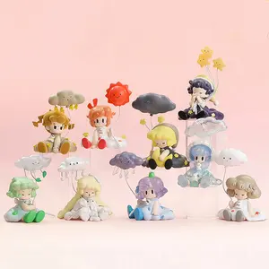 Customized pvc small figurine art vinyl action figure mold designer blind box toys supplier