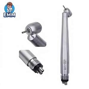 <span class=keywords><strong>45</strong></span>-graden hogesnelheids chirurgische turbine tandheelkundige handstuk van roestvrij staal, 4-gaats instrument voor tandheelkundige apparatuur, fabrieks prijs - Product Image 4