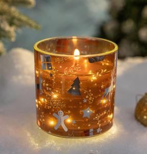 Cadeau de Noël de luxe pour filles, lumières <span class=keywords><strong>LED</strong></span> intégrées, décoration romantique pour <span class=keywords><strong>la</strong></span> Saint-Valentin, guirlande lumineuse, bougies parfumées de Noël - Product Image 5