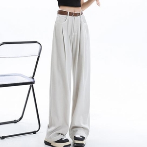 Jeans vintage à jambes larges et taille haute pour femmes, mode décontractée - Product Image 4