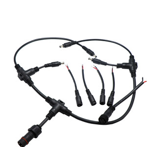 GJQ M12 <b>Waterproof</b> <b>Cable</b> 2-Core DC Connector For LED Landscape Lights - Product Image 3