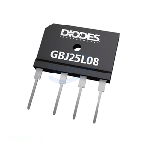 Diodes 4-SIP, GBJ GBJ25L08 Buy Online Electronic Components Original - Product Image 1