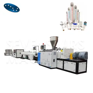SJSZ55/120 Plastic Pipe Extruder Machine 2 Cavity Conical Twin-Screw extruder with Competitive price