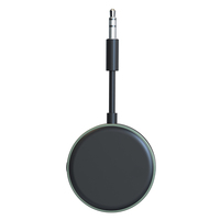 Receptor Bluetooth estéreo para coche, botones ampliados, pantalla LED, receptor AUX inalámbrico de 3,5mm, compatible con formatos de Audio MP3 FLAC