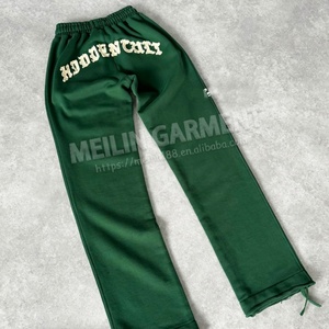 Custom Clothing Manufacturers Women Distressed <b>Embroidery</b> Sweatsuit High Quality Tracksuit Cropped Hoodie <b>Set</b> Women's Sweatsuit - Product Image 3