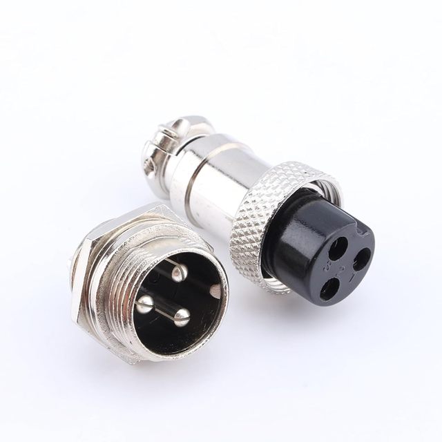 16mm Aviation Plug and Socket Connector GX16 2/3/4/5/6/7/8/9/10 pin