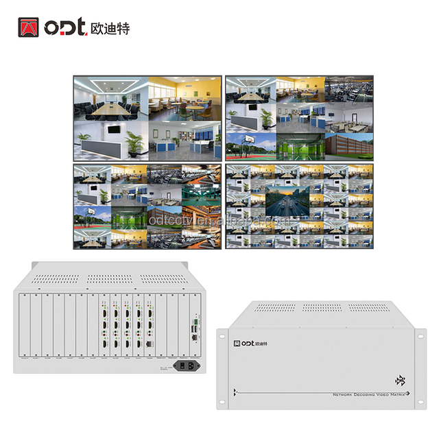 10CH Video Decoder Matrix 4K 512CH IP Camera Decoder 36 Splitting for Encoding Input Video Wall Processor ODT-V006PW10A