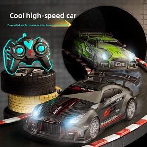 Voiture RC de drift 2,4 GHz haute vitesse 4x4 sans fil télécommandée avec lumières et musique, jouet électrique pour enfants et garçons, vente en gros - Product Image 4