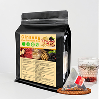Tisane aux Cinq Trésors au Ginseng pour Hommes, Biologique et Naturelle, Énergie et Soin Nourrissant