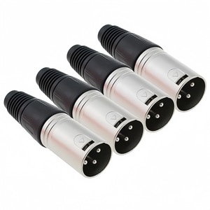 Conector XLR hembra de 3 pines, enchufe de audio para micrófono, enchufe macho-hembra para mezclador, para equipos de audio - Product Image 1