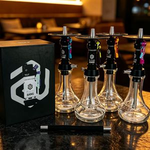 Juego de Cachimba de Lujo Blanco con Diseño de Granada de Mano, Botella de Acero Inoxidable con Acabado Espejo - Product Image 6