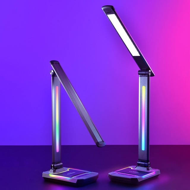 Computer Monitor Light RGB Music Rhythm Screen Hanging Lights Dimming Desk Lamp Reading Gaming Table Lighting