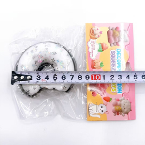 Jouet Mochi en silicone TPR souple de haute qualité en gros, en forme de beignets simulés, jouet sensoriel anti-stress à presser pour la relaxation des mains - Product Image 6