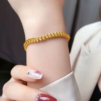 Bracelets en or 18 carats bon marché Bracelet en acier inoxydable 316L Type de bijoux pour femmes Bracelets de mode à vendre