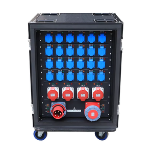 Amplify ST ST-DX25163 Boîte de distribution d'alimentation portable 12 prises 380V 150A, Flight Case Rack pour console d'éclairage <span class=keywords><strong>Digico</strong></span> 2 - Product Image 4