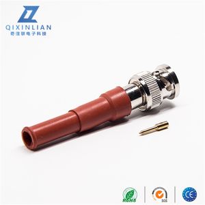 פליז ניקל מצופה <span class=keywords><strong>bnc</strong></span> זכר מתח גבוה מחבר 500v rms crimed מג58 קואקסיאלי תקע 50ohm 500v DC-6GHz - Product Image 6