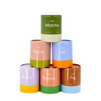 Maßgefertigte Premium Kraftpapier-Röhre Individuelles Logo-Verpackung Luxuriöser Runder Zylinder für Kosmetik, Hautpflege, Kerzen und Geschenke