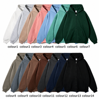 Hoodie personnalisé en gros, 100% coton, à fermeture éclair, coupe ample et oversize, pour hommes, femmes, unisexe, doux et confortable