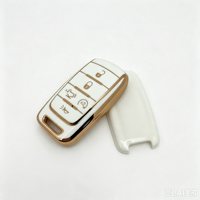 Accessoires intérieurs de véhicule, accessoires pour clés de voiture, étui de protection pour clés de voiture, housse de clé de voiture en TPU, compatible avec Jeep