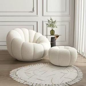 Sofá Individual de Estilo Nórdico Moderno Minimalista de Terciopelo Acolchado Reclinable Impermeable y <span class=keywords><strong>Cómodo</strong></span> con Almacenamiento para Sala de Estar - Product Image 2