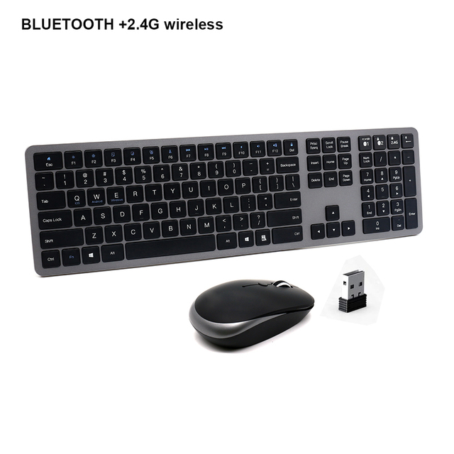 2.4ghz Wireless Keyboard and Mouse Set Uk Usb Dongle Bt Wireless Keyboard and Mouse Combo Multi Device Keyboard Mouse Combos