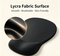 Tapis de souris ergonomique en gros pour ordinateur de bureau avec repose-poignet en gel de silicone pour soulager les douleurs au poignet, compatible ordinateur de bureau et ordinateur portable