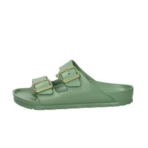 Valleverde Pantoufles basses pour femme vert militaire 36 hauteur du talon 2,5 cm pantoufles de sport - Product Image 1