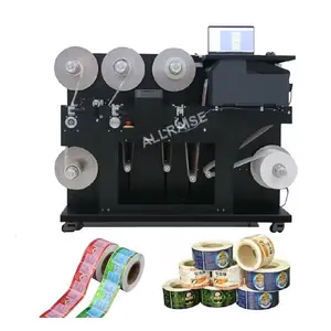 Digital Label Making Machine Sticker Paper Adhesive Label Printing Slitting Rewinding Die Cutting Film Laminating Machinery