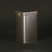 Boîte rectangulaire de qualité alimentaire personnalisée, boîte-cadeau en métal pour le thé, emballage de thé, unités