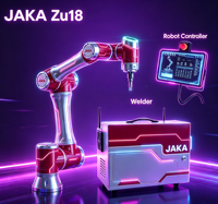 JAKA Zu 18, Brazo Robótico Industrial de Alta Potencia con Motor y Caja de Cambios de 600W, Controlado por PLC, Carga Útil de 18kg, 100-240VAC, para Manipulación y Etiquetado