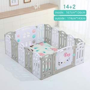 Barrière De Sécurité enfant Portable Parc Pliant En Plastique D'intérieur Fabricant Parc Pour Bébé - Product Image 1