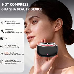 Bán buôn dụng cụ massage Gua Sha kim loại hợp kim kẽm 2 trong 1, in logo tùy chỉnh, dụng cụ massage mặt, thiết bị làm đẹp, chăm sóc da, máy nâng cơ mặt - Product Image 2