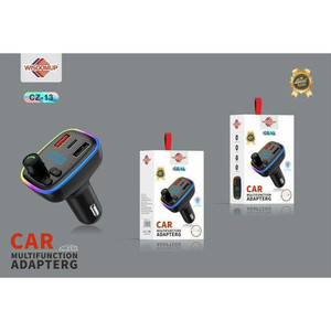 Voiture de charge rapide USB-C pour adaptateur Bluetooth avec deux ports USB compatibles avec les véhicules DC12-24V QC30 Standard - Product Image 1