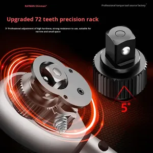Industrial Grade Chrome Vanadium Steel Adjustable Quick <b>Torque</b> Wrench Pre-<b>set</b> Kilogram Wrench 1/4 3/8 1/2 Bicycle <b>Set</b> - Product Image 3