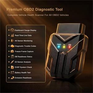 Escáner de Diagnóstico OBD2, Escáner Automotriz, Herramienta de Análisis de Salud del Vehículo y Batería, Medidor de Tablero, Datos en Tiempo Real, Probador de Códigos de Error - Product Image 5