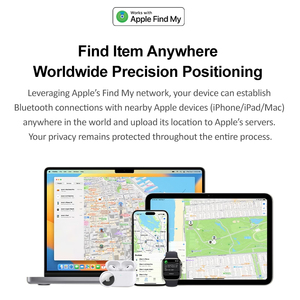 Localizador de Llaves con Certificación MFi, Localizador de Equipaje, Rastreador de Bicicletas, Etiqueta Inteligente para Encontrar Mis Cosas, AirTag para Apple IOS - Product Image 2