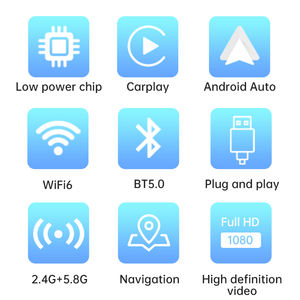 Adaptador Inalámbrico Carplay 2 en 1 Original de Fábrica y Dongle Carplay Universal de Conexión Rápida con Caja de Transmisión por Cable - Product Image 6