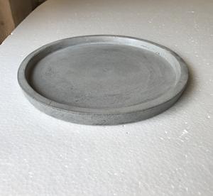 Nordique Simple grand jardin extérieur jardinières carré <span class=keywords><strong>rond</strong></span> béton Pot de <span class=keywords><strong>fleur</strong></span> plateau Design minimaliste pour bonsaï sol utilisation - Product Image 2