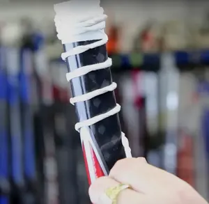 Handling Stok Tape Wit Zwart Grip Handvat Tape Hockey Sticks China