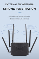 Enrutador CPE 4G, enrutador LTE, inserción de tarjeta, enrutador inalámbrico de oficina móvil, todas las conexiones de red