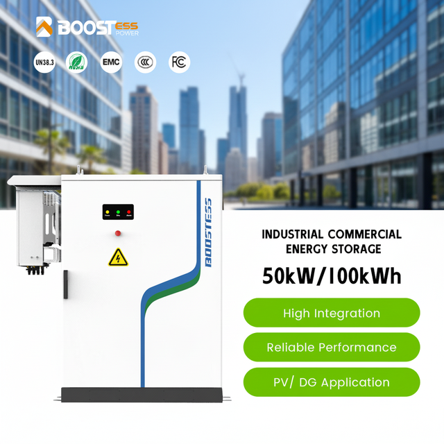 All-in-one 100kwh Lifepo4 Battery 318v 314ah Inverter 50kw Hybrid Grid Can Floor-standing Home Solar Storage System