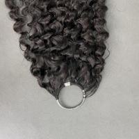 Cheveux humains bouclés birmans pour tresses au crochet, extensions de cheveux 100 % naturels pour tresses bohèmes, cheveux au crochet effet plume