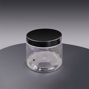 Pots en plastique transparent ronds avec couvercles, contenants PET, pots de rangement, pots de voyage pour cosmétiques et maquillage, 2oz, 4oz, 250ml, 200ml, 8oz - Product Image 3