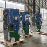 Estación de Carga Rápida para Vehículos Eléctricos (EVSE) de 240kW, Compatible con OCPP 2.0.1, Montada en el Suelo, con Doble Conector, Cargador Rápido con Sistema de Pago POS, Preparada para AFIR