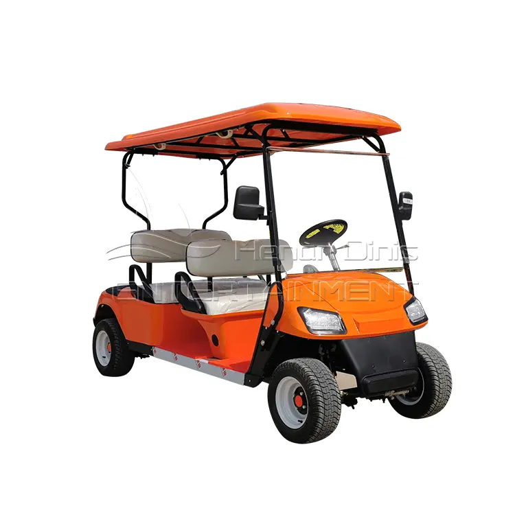 Factory Price Off Road Single Mini 4 Seat Golf Cart Electric Golf Cart Club Car for sale
