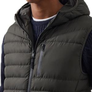 Veste de style manteau de couleur unie avec fermeture éclair, veste de mode pour homme, logo personnalisé, poches fonctionnelles pour l'hiver, manteaux pour homme - Product Image 4