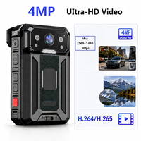 Caméra corporelle 4MP 4G LTE Android 12, caméra portable GPS WiFi IP68 étanche, enregistrement 12h, double SIM