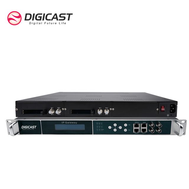 DVB HLS RTMP HTTP IPTV Cable TV Digital Headend Encrypted Channels SIM Card DVB S2 HD IRD RF to IP Converter